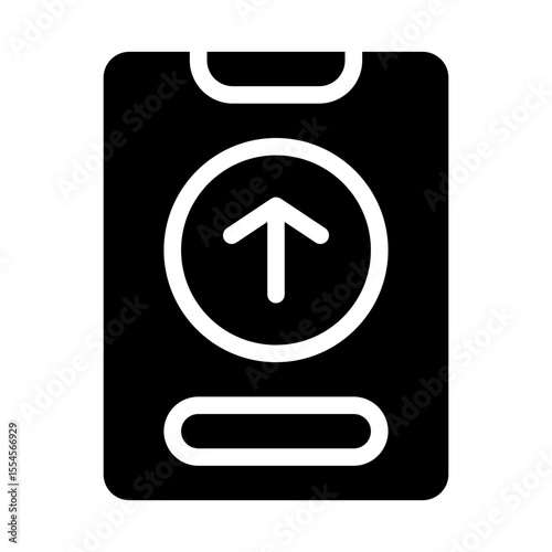 transfer app solid icon