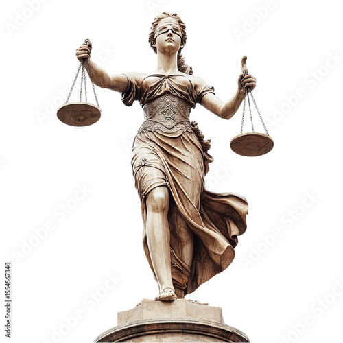 Majestic Statue of Justice - Timeless Symbol of Law