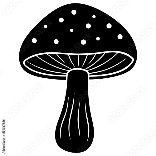 vector illustration of a mushroom