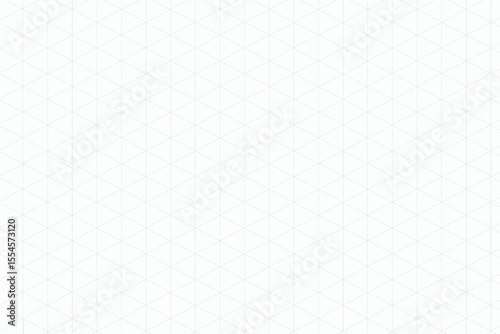 Seamless bright white subtle gray geometric pattern vector background abstract clean light isometric grid texture digital surface modern template graphic illustration wallpaper