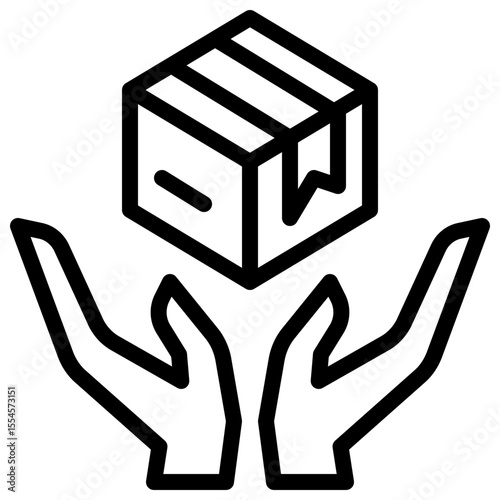 product icon vector with line style
