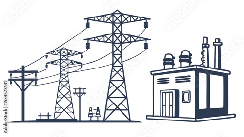 electric power lines