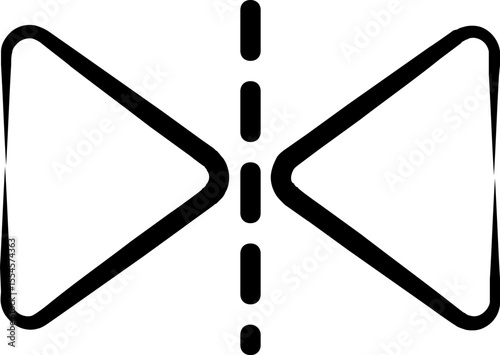 merging illustration on a white background       
