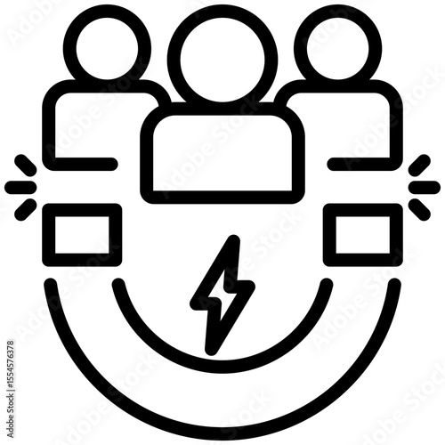 Lead generation icon for content carketing, business, website, application, printing, document, poster design, etc