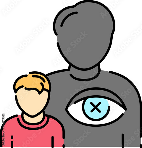 orphan illustration on a white background       