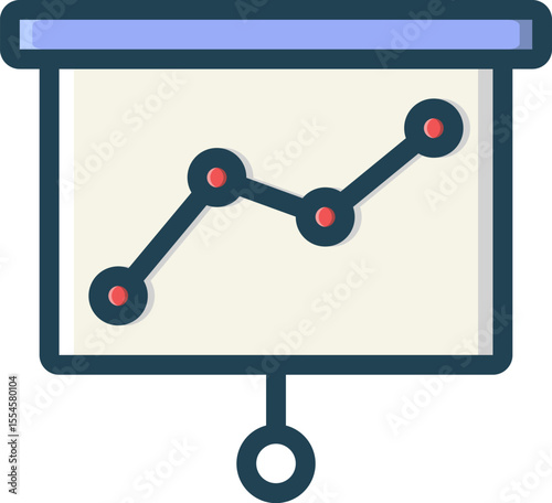 presentation illustration on a white background        
