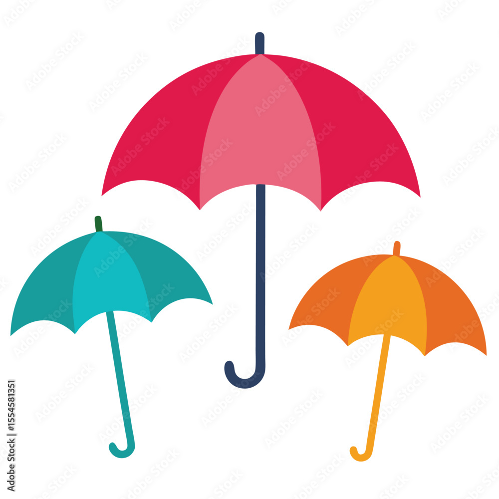 set of umbrellas set of umbrellas