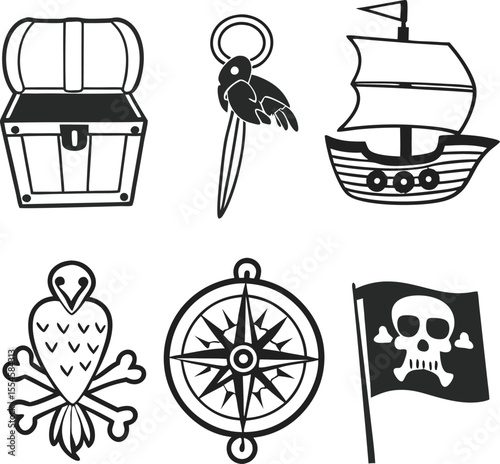 some necessary icon design set vector art 