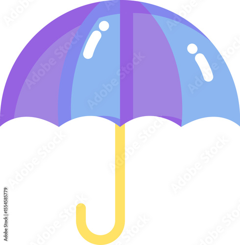 umbrella illustration on a white background       