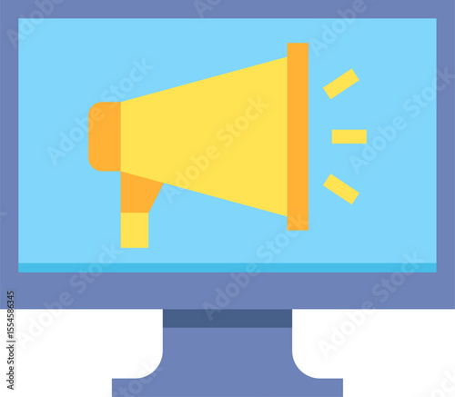 viral marketing illustration on a white background        