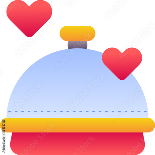 wedding dinner illustration on a white background       