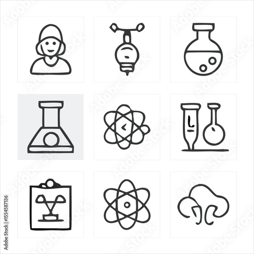 science and chemistry icons