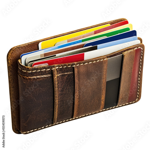 Men's leather wallet slim minimalist front pocket rfid blocking credit card holder gift