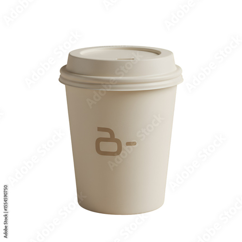 coffee cup isolated on white