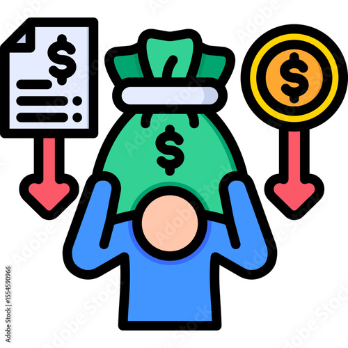 Financial Burden Icon