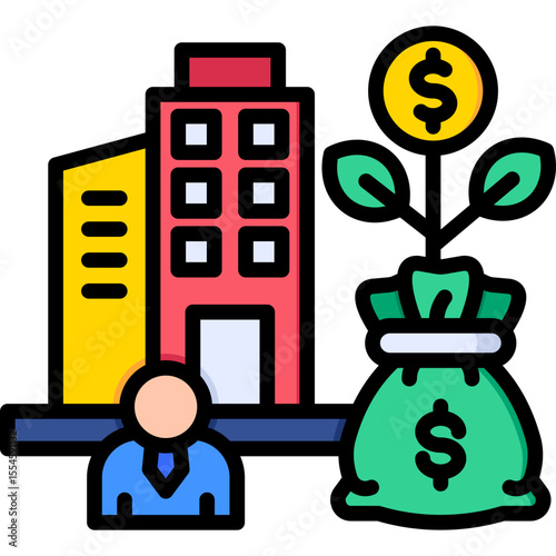 Capital Venture Icon