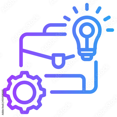Business concept icon for business, website, application, printing, document, poster design, etc