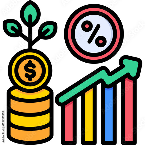 Compound Interest Icon