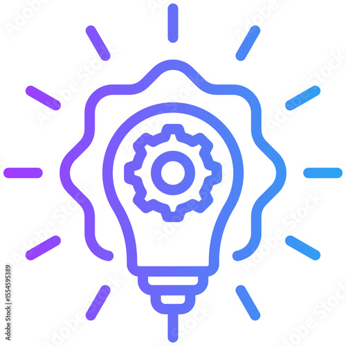 Innovation icon for business, website, application, printing, document, poster design, etc