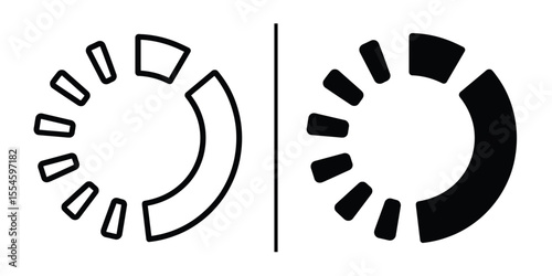 Progress Indicators: Minimalist depiction of progress indicators, showcasing the essence of visual communication, with a sleek, modern touch, conveying an intuitive and efficient sense of progress.