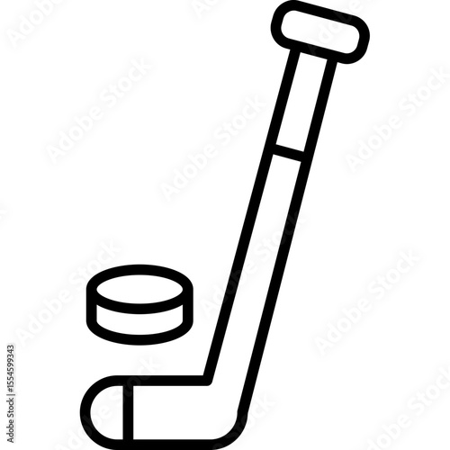 Hockey Stick Icon