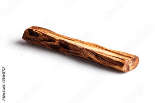 Rustic incense stick on white background for aromatherapy and meditation