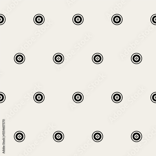 Circle Graphic Seamless Pattern background. Minimalist Geometric Round Outline Shape Silhouette Wrapping Paper. Wallpaper Art. Textile fabric Soft Minimalist Graphic Print Decoration.