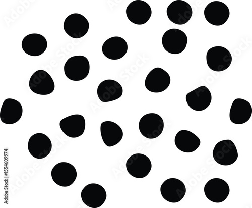 Dalmatian Spot Pattern Texture