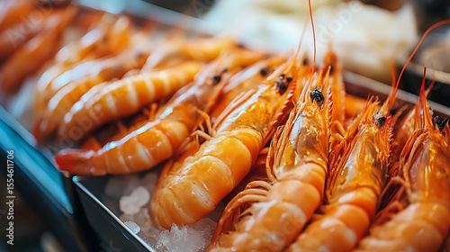 Seafood prepared and served at an authentic restaurant in italy