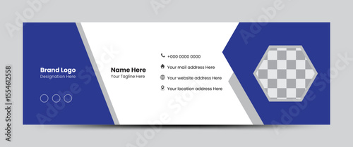 Email signature template and professional Facebook banner