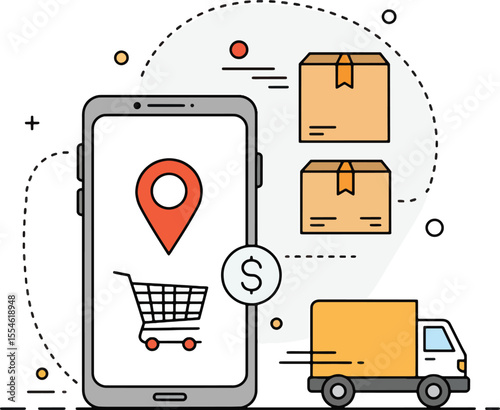 Mobile Shopping App Online Ordering, Delivery Tracking, and Secure Payment