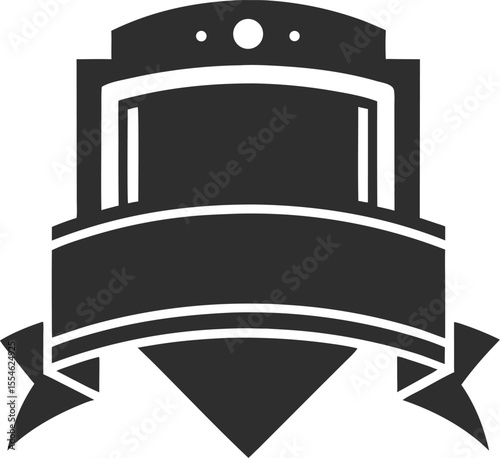 vector illustration of a vintage car
