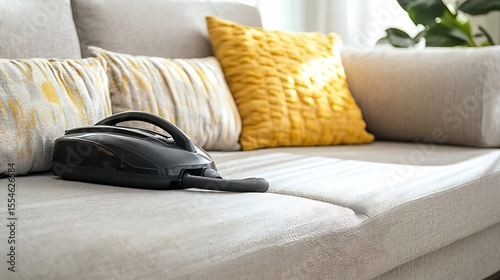 Services for washing and cleaning upholstered furniture with a vacuum cleaner