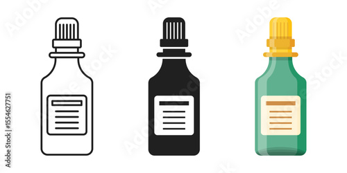 Pill icon set collection in flat style. Drug vector illustration on isolated background. Medicine pharmacy sign business concept.
