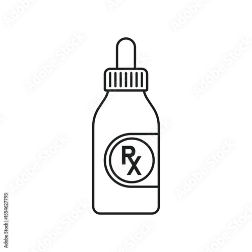 Pill icon in flat style. Drug vector illustration on isolated background. Medicine pharmacy sign business concept.
