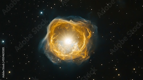 space cosmic nebula glowing in deep