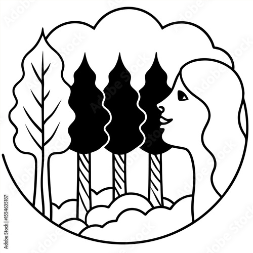 Whispers echo through the trees.
