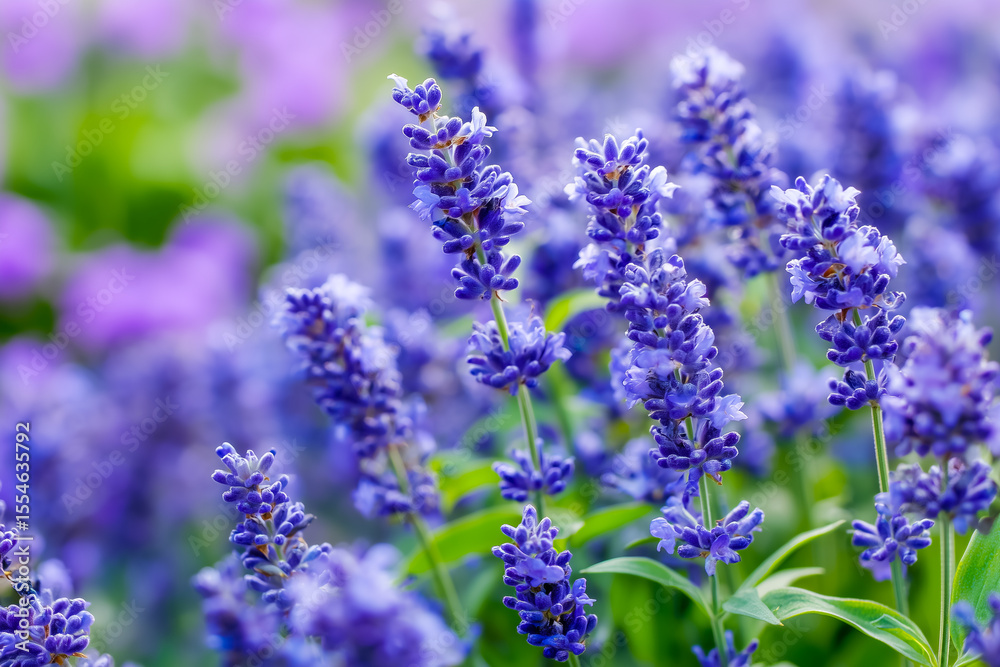Fototapeta premium Natural lavender garden