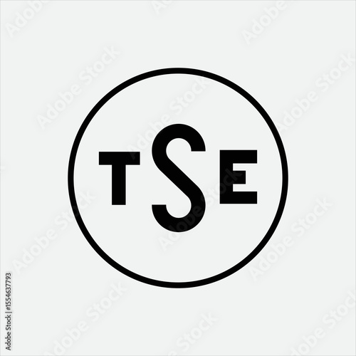 TSE ICON VECTOR LOGO SIGN