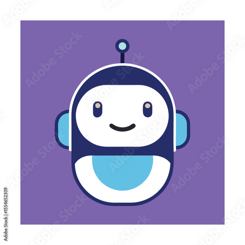 Friendly robot face