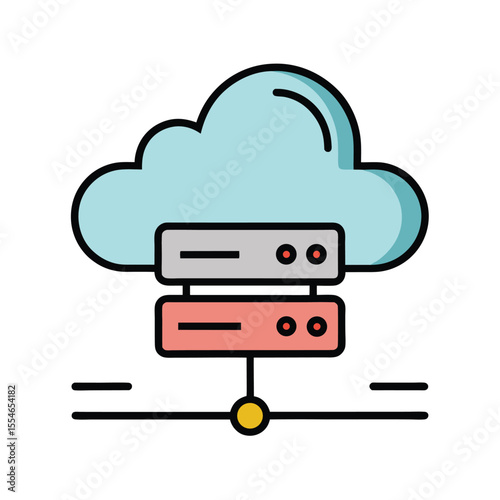 Cloud server icon