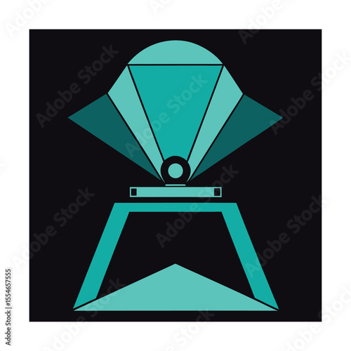 Teal projection