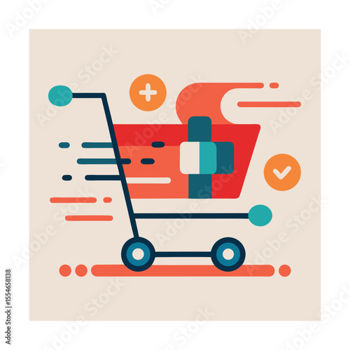 Shopping cart motion