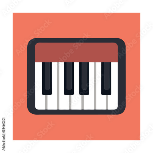 Piano keys keyboard