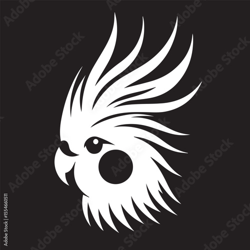 Cockatiel Parrot Vector 
