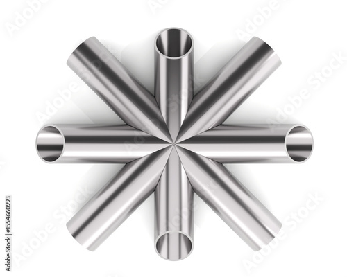 Metal silver 3d