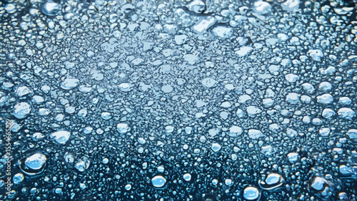 Frozen bubbles on the surface
