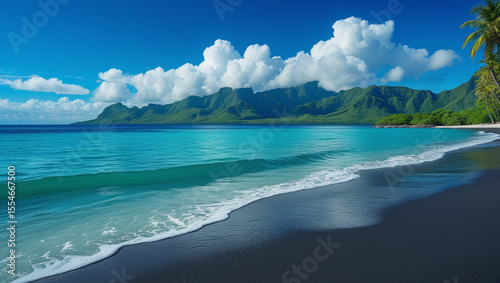 Beautiful summer beach