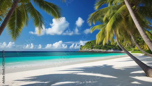 Beautiful summer beach