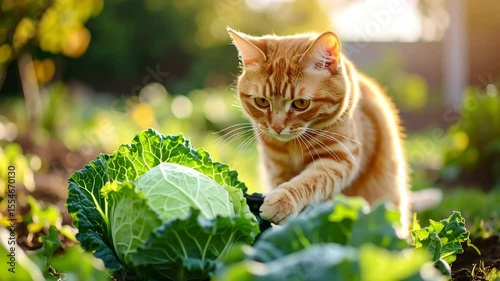 Orange cat 